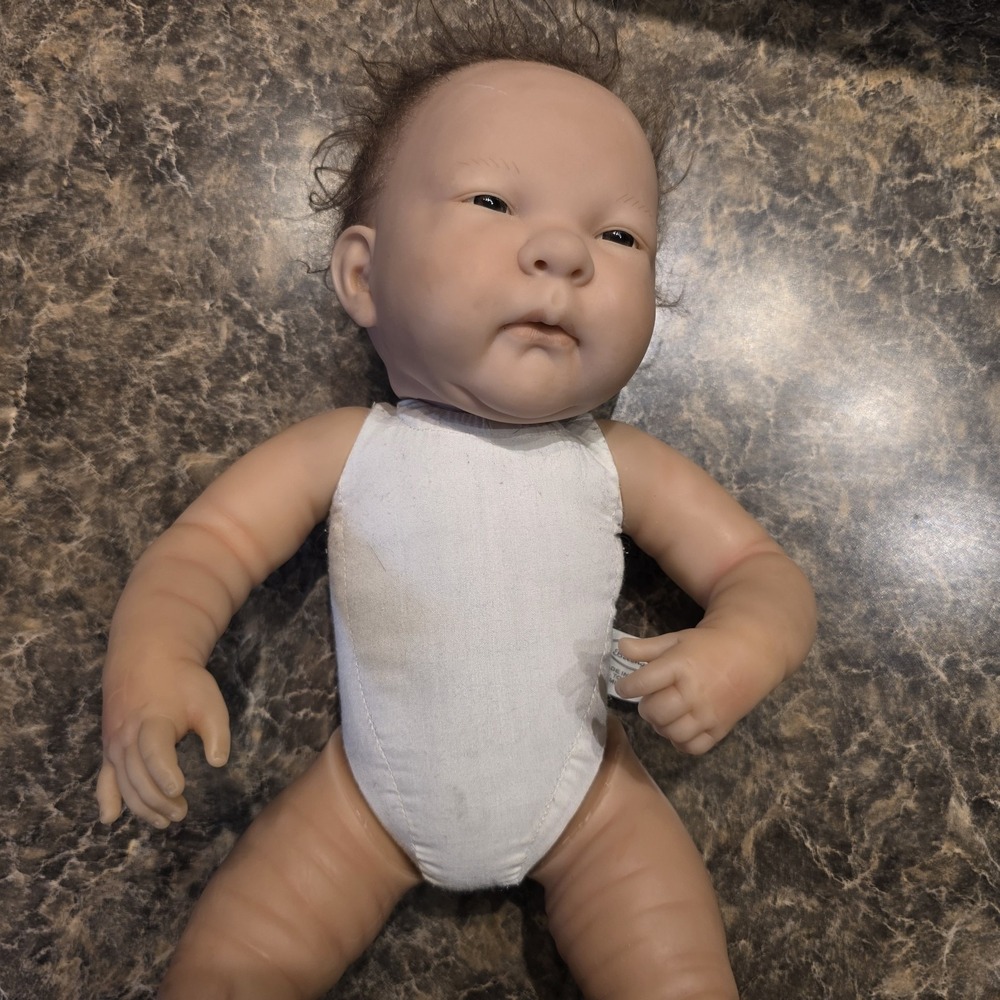 17" Reborn Berenguer Baby Doll Weighted With Cloth Body Around 3.2 Lbs 03-05 - Picture 7 of 14